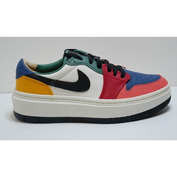 NEW NIKE AIR JORDAN 1 ELEVATE LOW MULTI COLOR DX3951 100 WOMENS SIZE - 9.5 - Picture 5 of 16